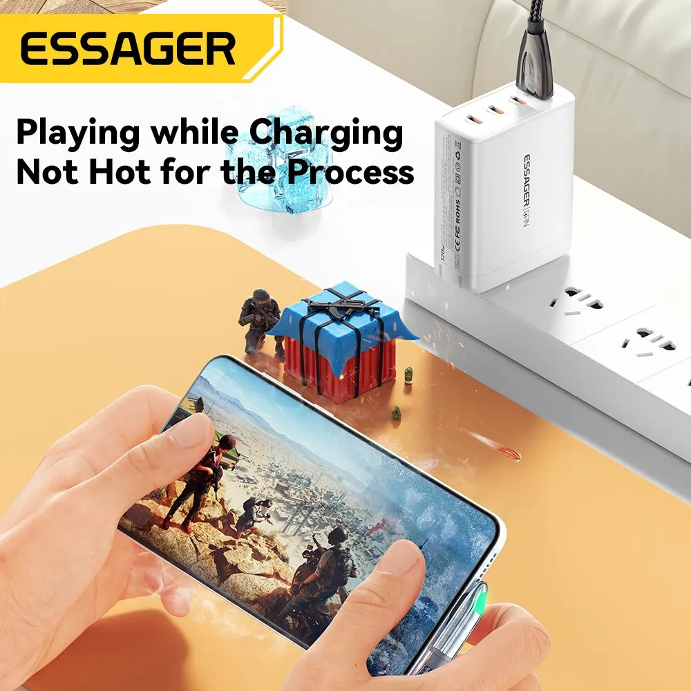 ChargeWave™ – Super Fast Charging USB Cable, 90-Degree LED Charger for Samsung