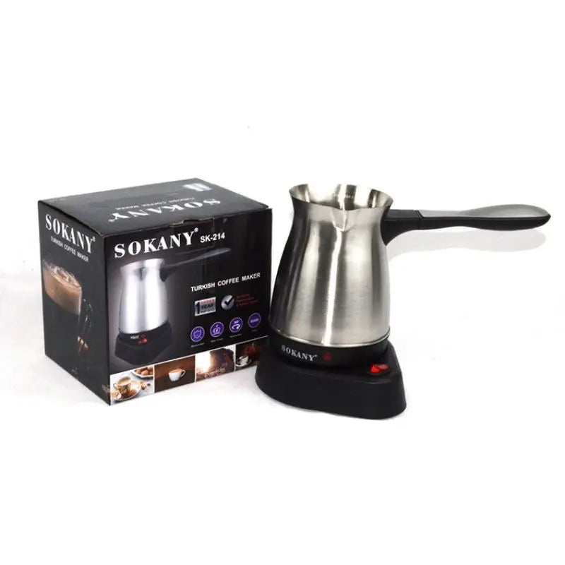 SteelBrew Pro™ – 600W Portable Electric Coffee Maker