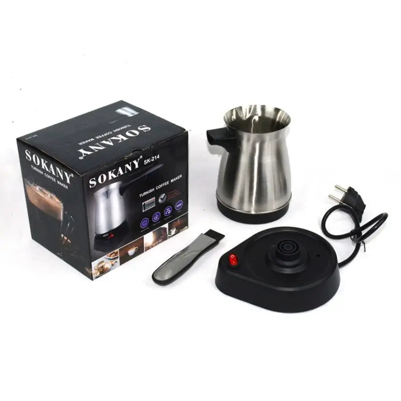 SteelBrew Pro™ – 600W Portable Electric Coffee Maker