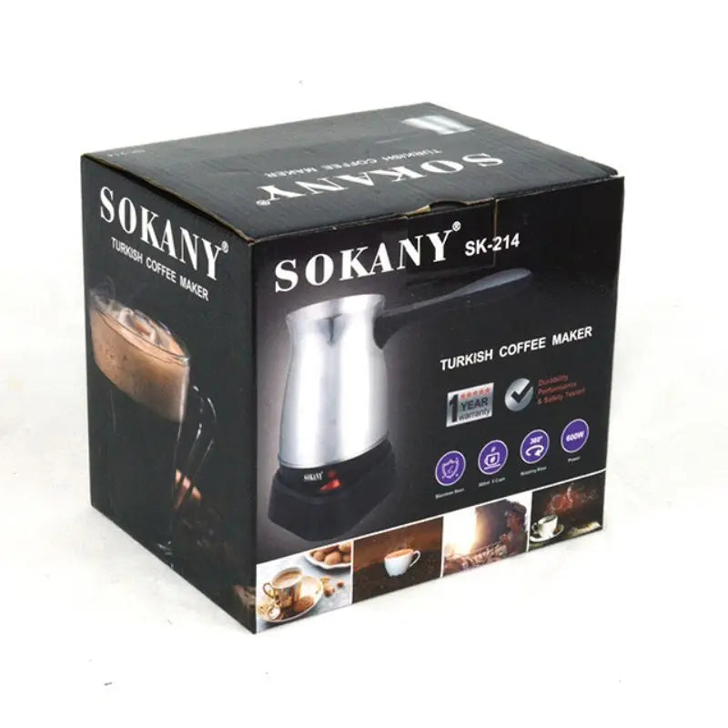 SteelBrew Pro™ – 600W Portable Electric Coffee Maker