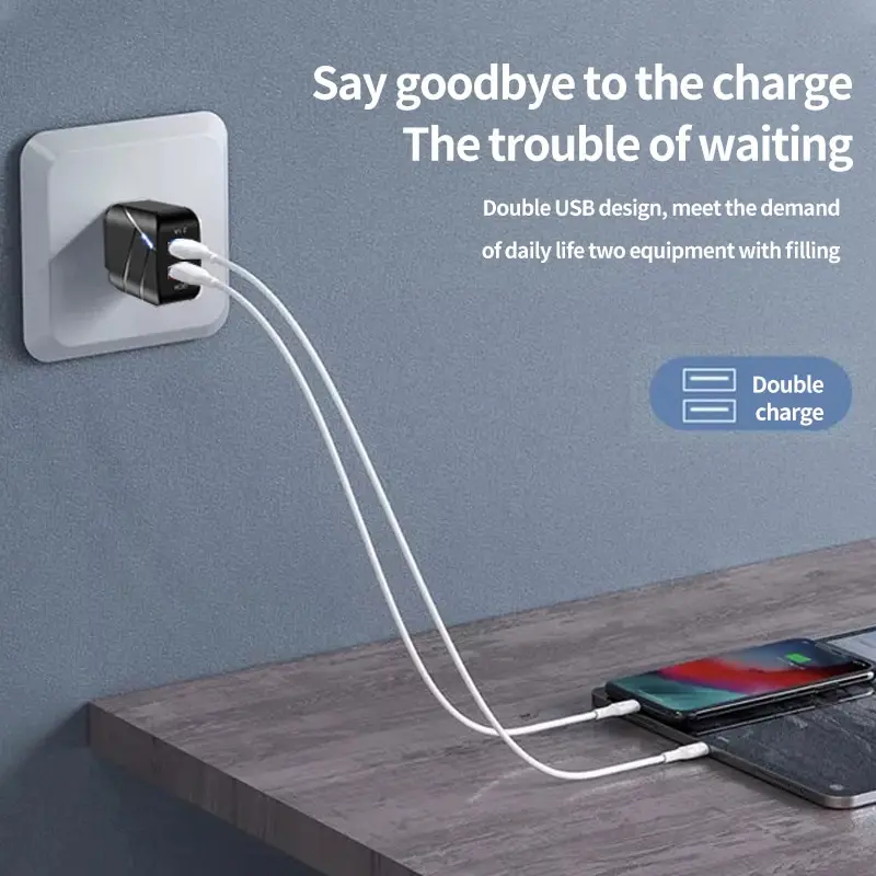 ChargeMax™ - Universal Dual USB Phone Charger Adapter with QC 3.0