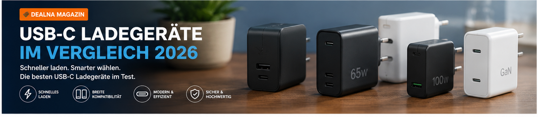 USB-C Ladegeräte im Vergleich 2026